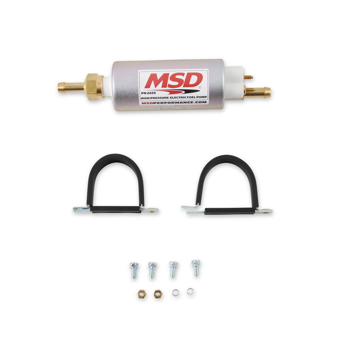 MSD 2225 High Pressure Electric Fuel Pump; 43 GPH; - Truck Part Superstore