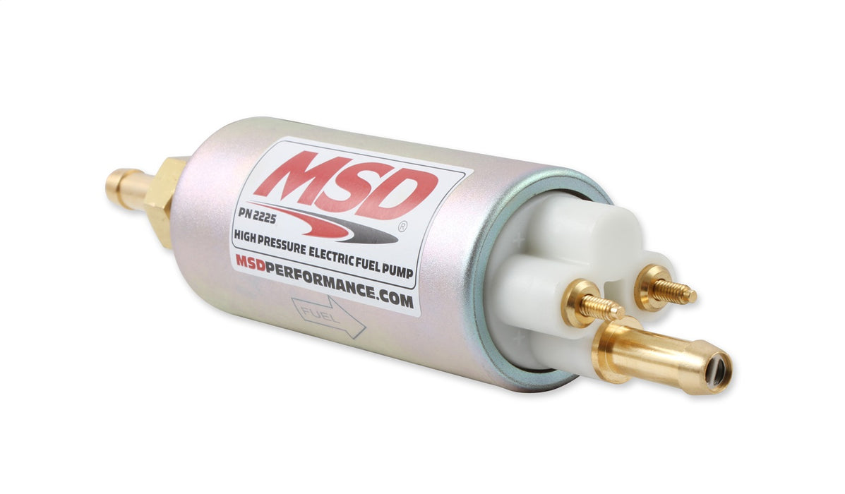 MSD 2225 High Pressure Electric Fuel Pump; 43 GPH; - Truck Part Superstore