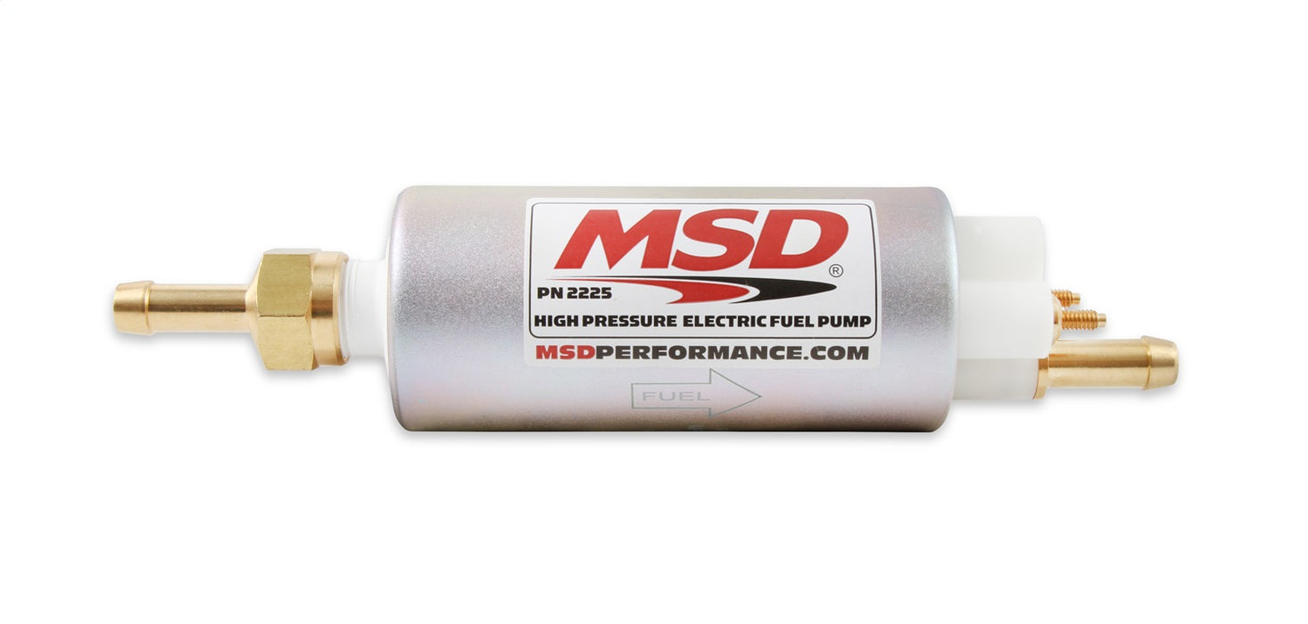 MSD 2225 High Pressure Electric Fuel Pump; 43 GPH; - Truck Part Superstore