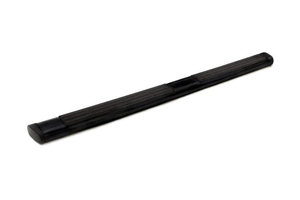 Lund 22268768 6 Inch Oval Straight Nerf Bar; Incl. Brackets; 87 in.; Black; - Truck Part Superstore