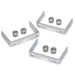 AutoMeter 2226 GAUGE BRACKET KIT; 2-5/8in.; ALUMINUM; QTY 3 - Truck Part Superstore