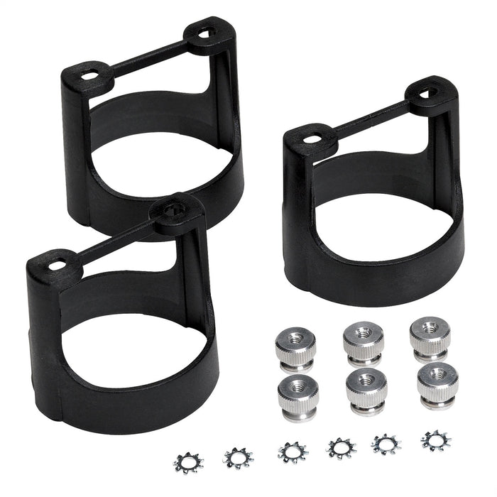 AutoMeter 2230 GAUGE BRACKET KIT; 2-1/16in.; BLACK COMPOSITE; QTY 3 - Truck Part Superstore