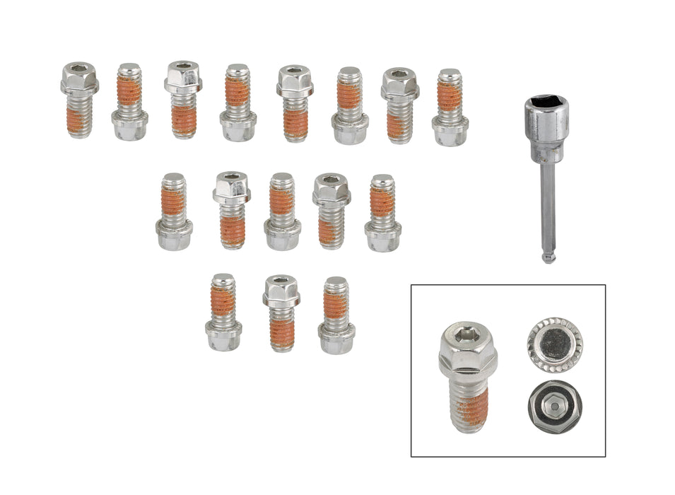 Mr Gasket 2231G HEADLOCK Locking Header Bolts; 16 pc.; - Truck Part Superstore
