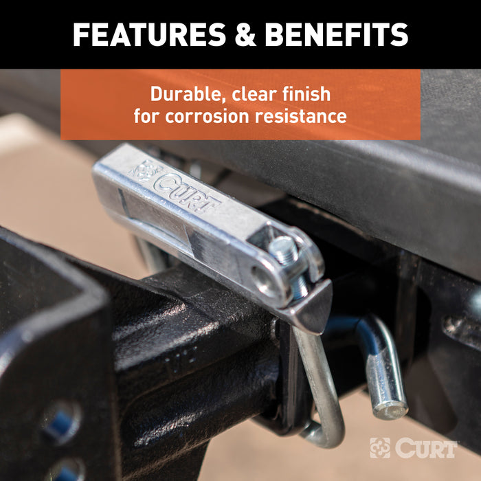 CURT 22320 Anti-Rattle Hitch Clamp for 2-1/2in. Receiver - Truck Part Superstore