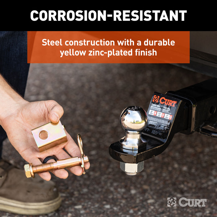 CURT 22323 CURT 22323 Anti-Rattle Hitch Pin Shim Device; Fits 2-Inch Receiver; 5/8-In Hole - Truck Part Superstore