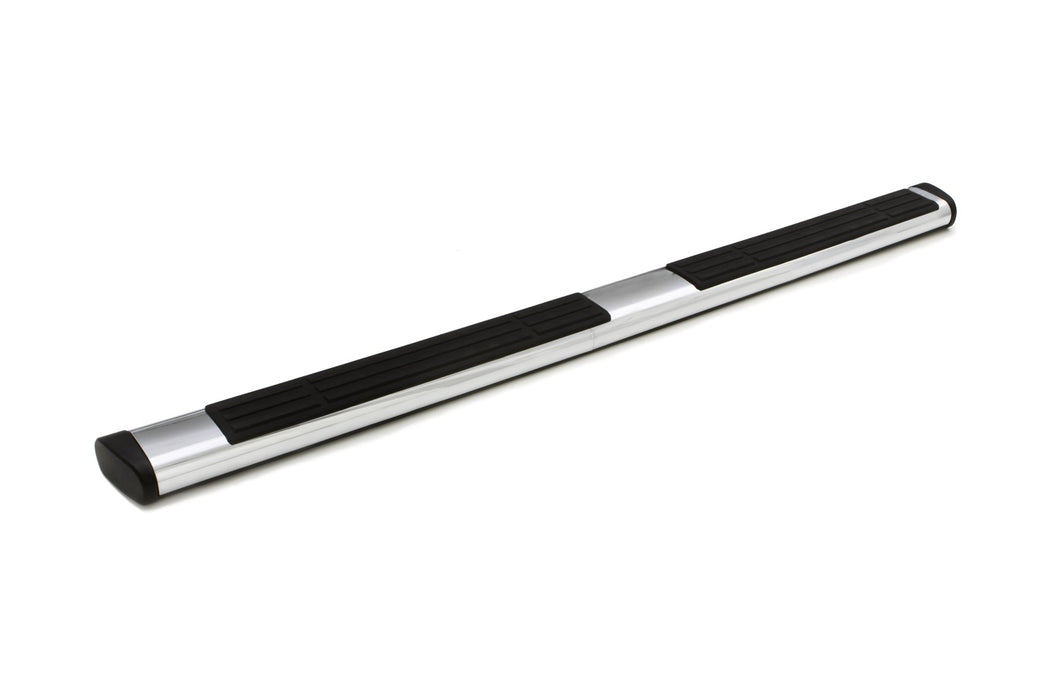 Lund 22368083 6 Inch Oval Straight Nerf Bar; Incl. Brackets; 80 in.; Chrome; - Truck Part Superstore