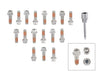 Mr Gasket 2236G HEADLOCK Locking Header Bolts; 17 pc.; - Truck Part Superstore