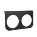 AutoMeter 2237 GAUGE MOUNTING PANEL; DUAL; 2-1/16in.; BLACK; ALUMINUM - Truck Part Superstore