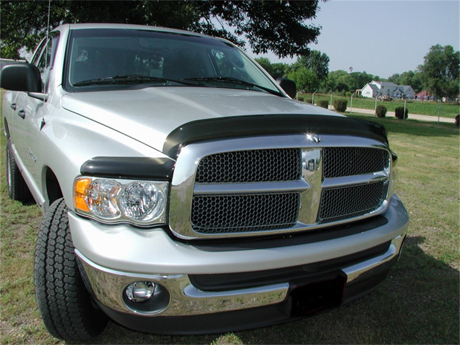 Stampede 2243-2 Vigilante Premium Hood Protector; Smoke; 3 Pc.; Behind Grille; - Truck Part Superstore