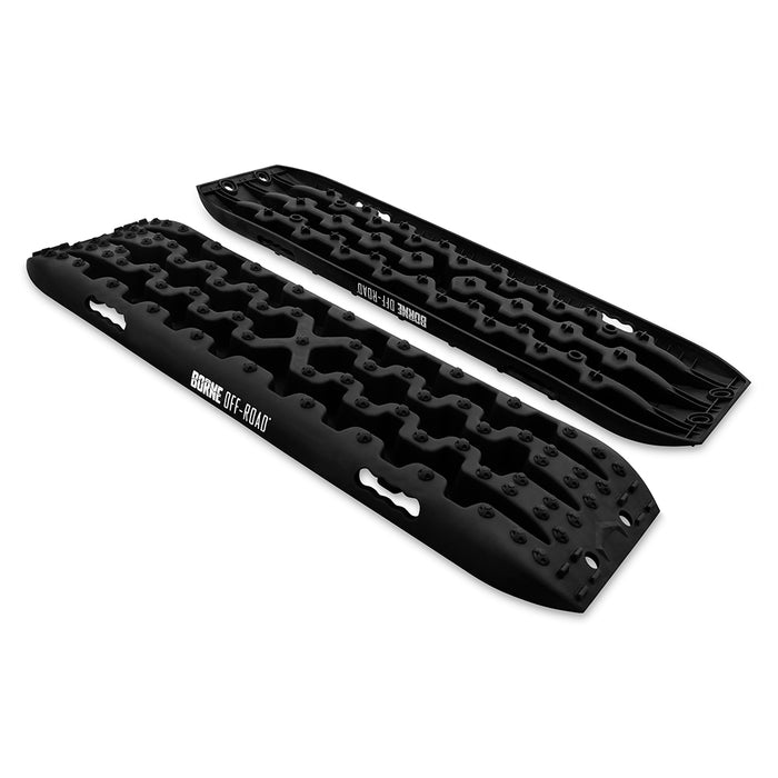 Mishimoto BNRB-109BK Borne Off-Road Traction Board Set, Black - Truck Part Superstore