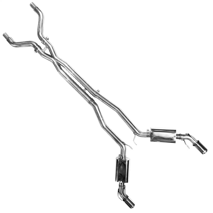 Kooks Custom Headers 22504200 3in. Cat-Back Exhaust w/SS Tips. 2010-2015 Camaro SS. Connects to OEM. - Truck Part Superstore