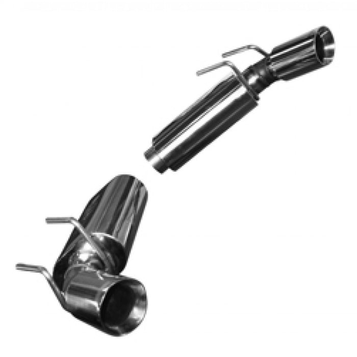 Kooks Custom Headers 22506100 2-1/2in. SS Axle-Back Exhaust w/SS Tips. 2010-2015 Camaro SS. - Truck Part Superstore