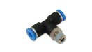 Vibrant Performance 22630 Male Tee Fitting; Tube O.D. Size 5/32 in.; Male Thread Size 1/8 in. NPT; - Truck Part Superstore