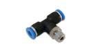 Vibrant Performance 22634 Male Tee Fitting; Tube O.D. Size 1/4 in.; Male Thread Size 1/4 in. NPT; - Truck Part Superstore