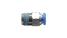 Vibrant Performance 22639 Male Straight Fitting; Tube O.D. Size 3/8 in.; Male Thread Size 3/8 in. NPT; - Truck Part Superstore