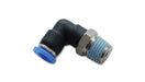 Vibrant Performance 22640 Male Elbow One-Touch Fitting; 3/8 in. O.D. Tubing; 3/8 in. NPT Thread; - Truck Part Superstore