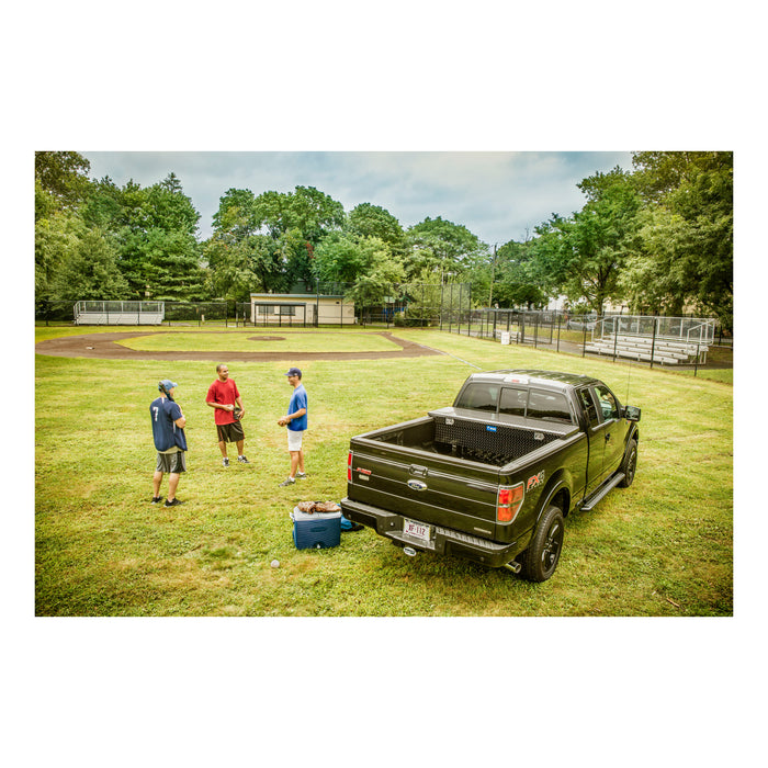 UWS TBS-72-LP-BLK Gloss Black Aluminum 72in. Truck Tool Box with Low Profile (LTL Shipping Only) - Truck Part Superstore