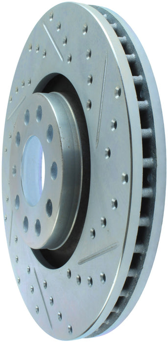 StopTech 227.33096L StopTech Select Sport Drilled and Slotted Brake Rotor; Front Left - Truck Part Superstore