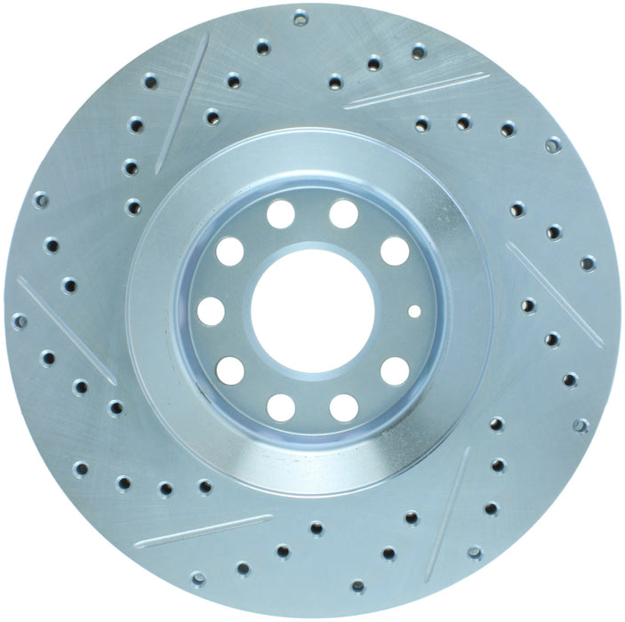 StopTech 227.33096L StopTech Select Sport Drilled and Slotted Brake Rotor; Front Left - Truck Part Superstore