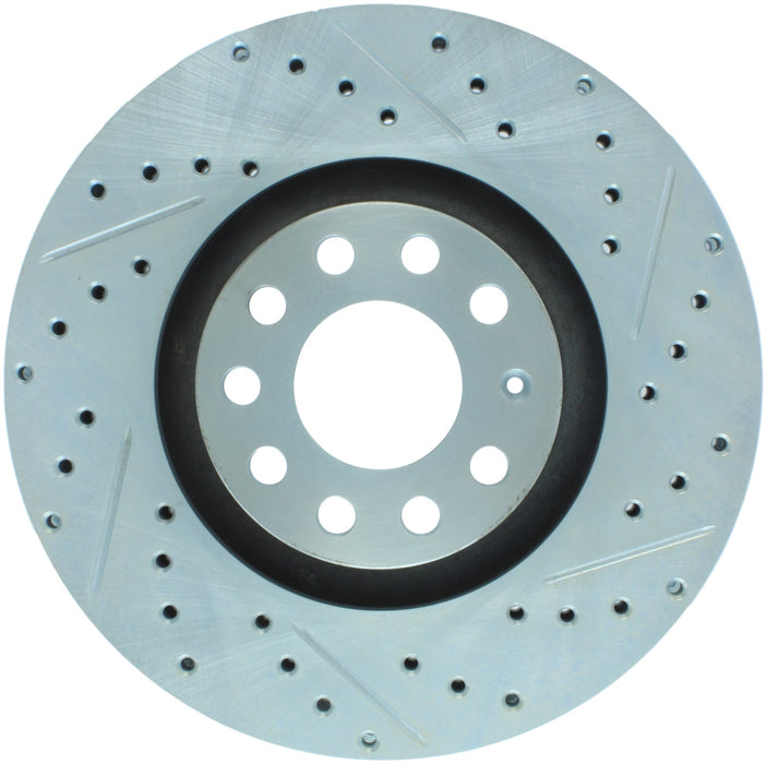 StopTech 227.33096L StopTech Select Sport Drilled and Slotted Brake Rotor; Front Left - Truck Part Superstore