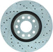 StopTech 227.33096L StopTech Select Sport Drilled and Slotted Brake Rotor; Front Left - Truck Part Superstore