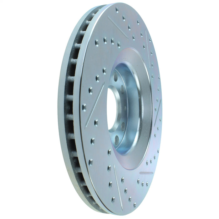 StopTech 227.33096R StopTech Select Sport Drilled and Slotted Brake Rotor; Front Right - Truck Part Superstore