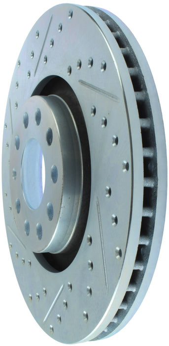 StopTech 227.33096R StopTech Select Sport Drilled and Slotted Brake Rotor; Front Right - Truck Part Superstore