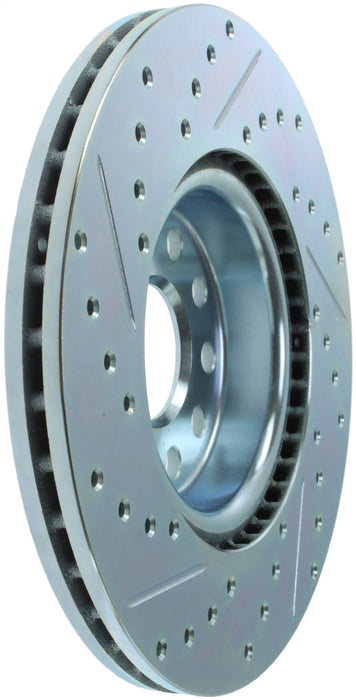 StopTech 227.33098L StopTech Select Sport Drilled and Slotted Brake Rotor; Front Left - Truck Part Superstore