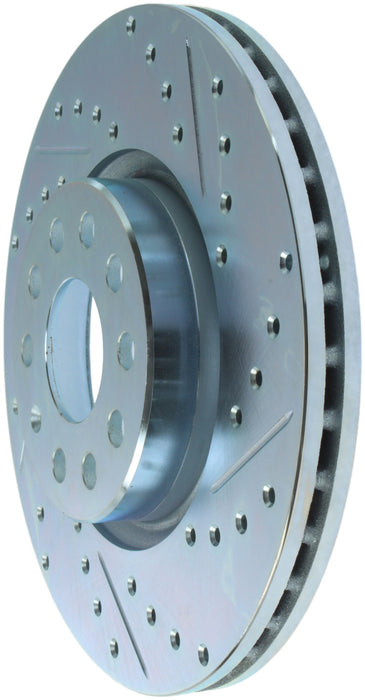 StopTech 227.33098L StopTech Select Sport Drilled and Slotted Brake Rotor; Front Left - Truck Part Superstore