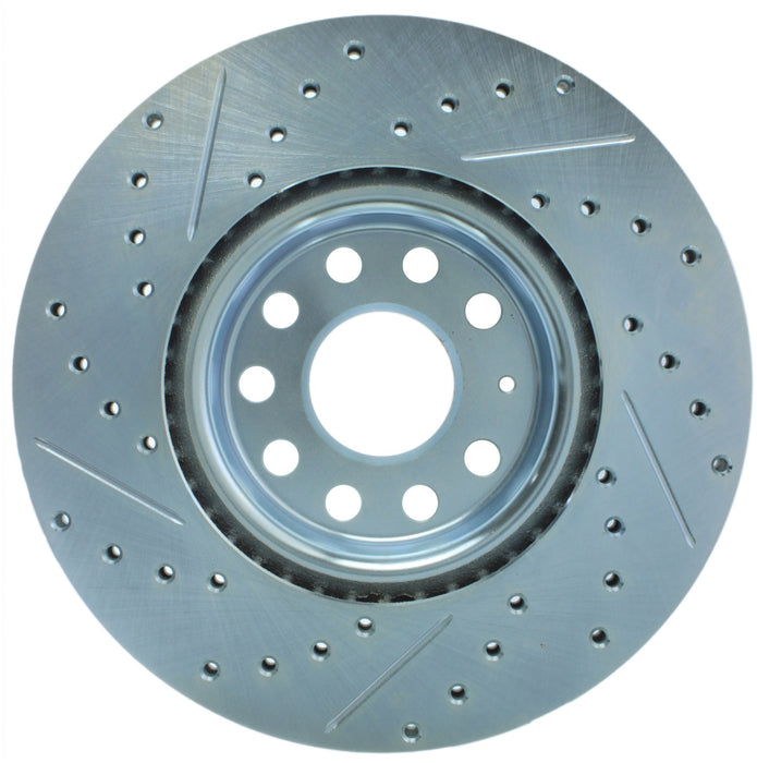 StopTech 227.33098L StopTech Select Sport Drilled and Slotted Brake Rotor; Front Left - Truck Part Superstore