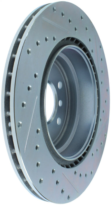 StopTech 227.34080R StopTech Select Sport Drilled and Slotted Brake Rotor; Rear Right - Truck Part Superstore