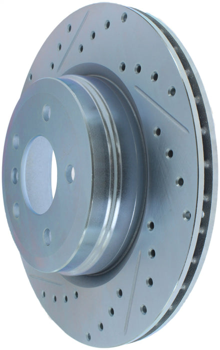 StopTech 227.34080R StopTech Select Sport Drilled and Slotted Brake Rotor; Rear Right - Truck Part Superstore