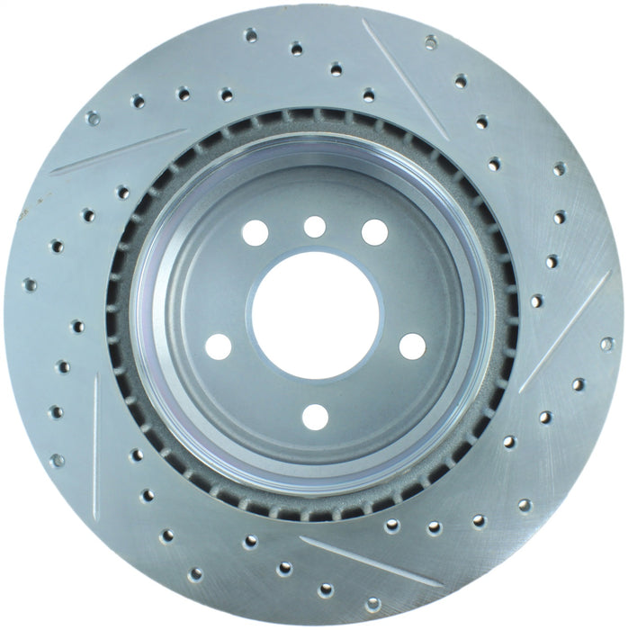 StopTech 227.34080R StopTech Select Sport Drilled and Slotted Brake Rotor; Rear Right - Truck Part Superstore