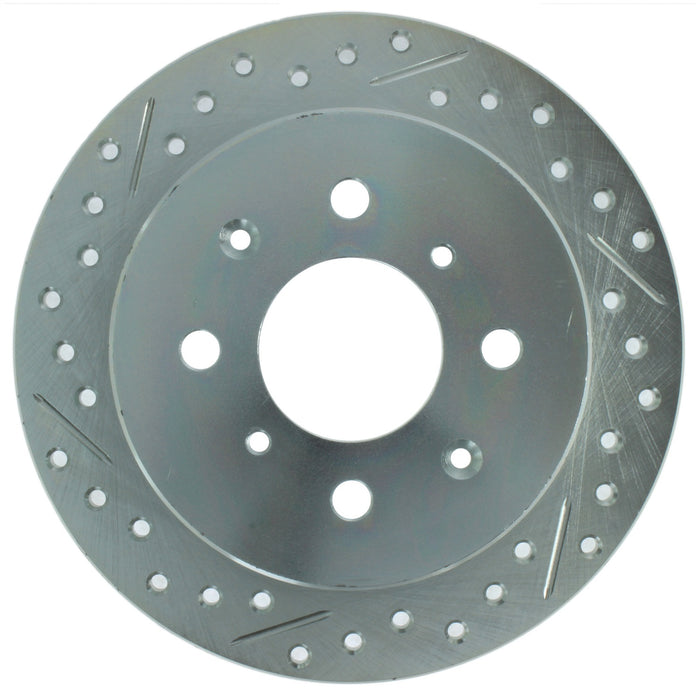 StopTech 227.40017R StopTech Select Sport Drilled and Slotted Brake Rotor; Rear Right - Truck Part Superstore
