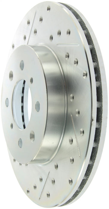 StopTech 227.40021R StopTech Select Sport Drilled and Slotted Brake Rotor; Front Right - Truck Part Superstore