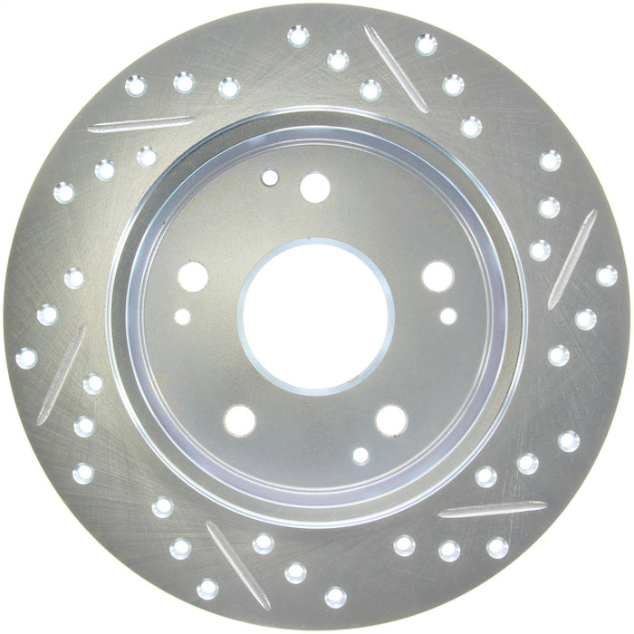 StopTech 227.40042R StopTech Select Sport Drilled and Slotted Brake Rotor; Rear Right - Truck Part Superstore