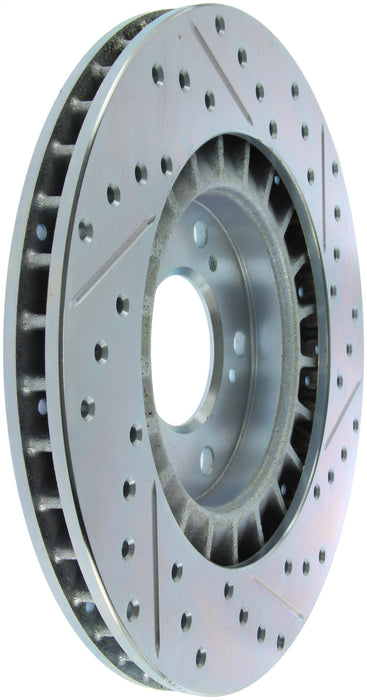 StopTech 227.40048R StopTech Select Sport Drilled and Slotted Brake Rotor; Front Right - Truck Part Superstore