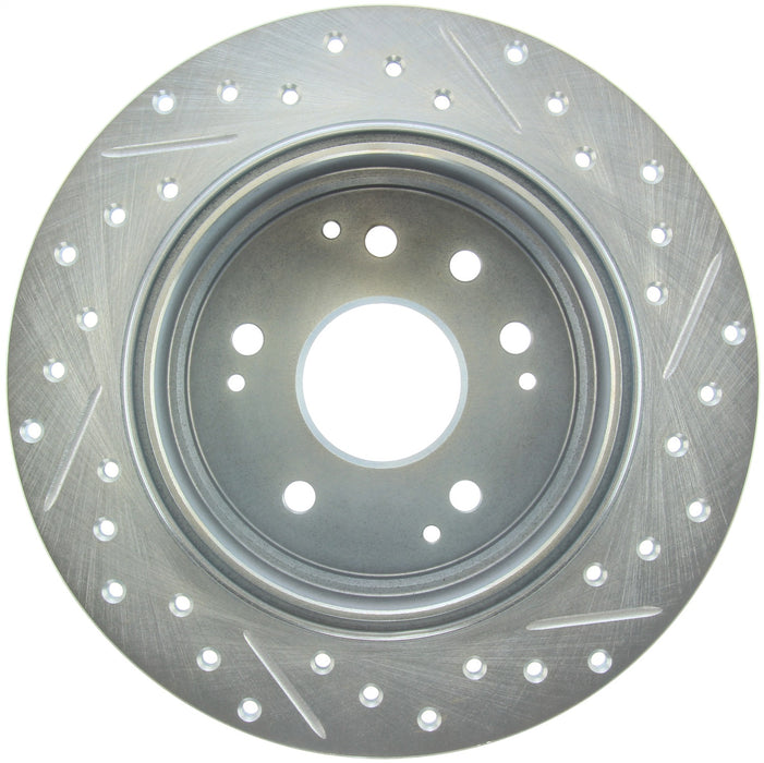 StopTech 227.40061R StopTech Select Sport Drilled and Slotted Brake Rotor; Rear Right - Truck Part Superstore