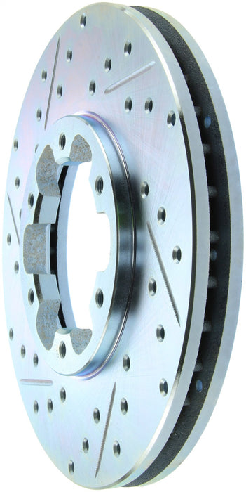StopTech 227.42063R StopTech Select Sport Drilled and Slotted Brake Rotor; Front Right - Truck Part Superstore