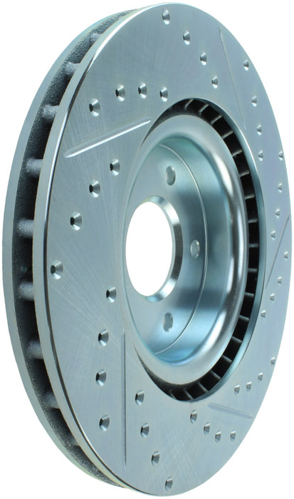 StopTech 227.42076R StopTech Select Sport Drilled and Slotted Brake Rotor; Front Right - Truck Part Superstore
