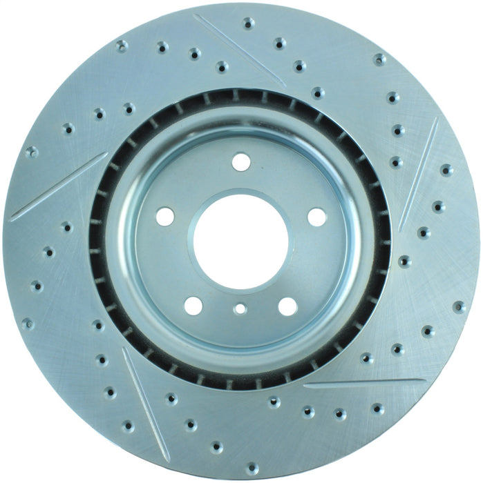 StopTech 227.42076R StopTech Select Sport Drilled and Slotted Brake Rotor; Front Right - Truck Part Superstore