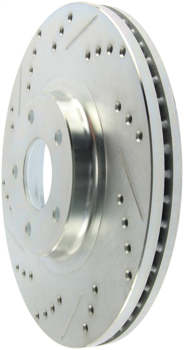 StopTech 227.42080R StopTech Select Sport Drilled and Slotted Brake Rotor; Front Right - Truck Part Superstore
