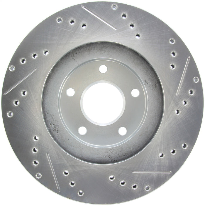 StopTech 227.42080R StopTech Select Sport Drilled and Slotted Brake Rotor; Front Right - Truck Part Superstore