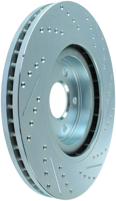 StopTech 227.42100R StopTech Select Sport Drilled and Slotted Brake Rotor; Front Right - Truck Part Superstore
