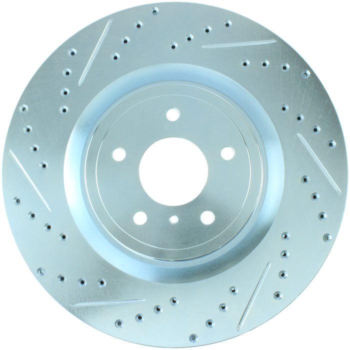 StopTech 227.42100R StopTech Select Sport Drilled and Slotted Brake Rotor; Front Right - Truck Part Superstore