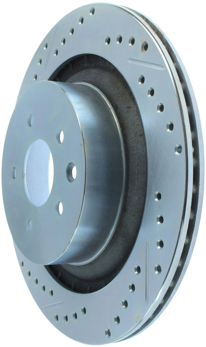 StopTech 227.42101R StopTech Select Sport Drilled and Slotted Brake Rotor; Rear Right - Truck Part Superstore