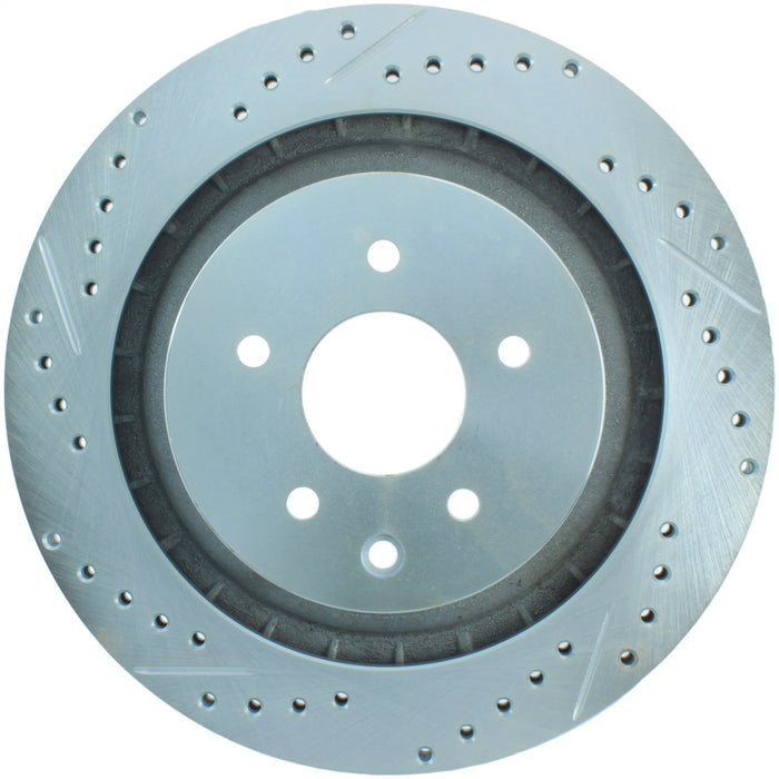 StopTech 227.42101R StopTech Select Sport Drilled and Slotted Brake Rotor; Rear Right - Truck Part Superstore