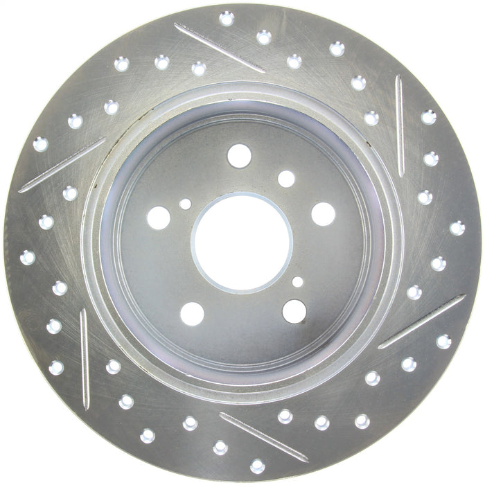 StopTech 227.44080R StopTech Select Sport Drilled and Slotted Brake Rotor; Rear Right - Truck Part Superstore