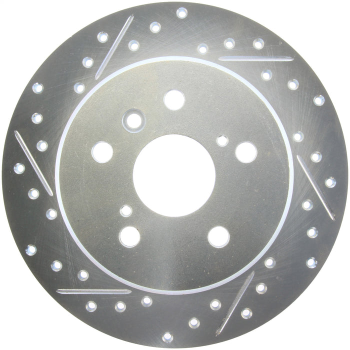 StopTech 227.44080R StopTech Select Sport Drilled and Slotted Brake Rotor; Rear Right - Truck Part Superstore