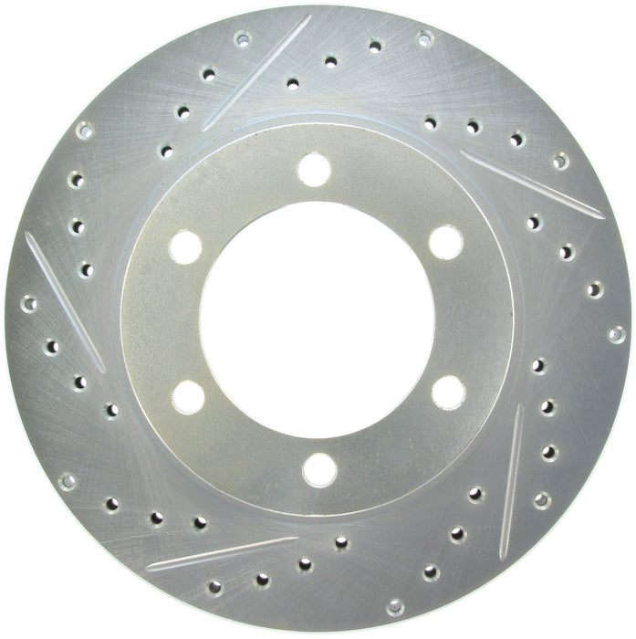 StopTech 227.44112R StopTech Select Sport Drilled and Slotted Brake Rotor; Front Right - Truck Part Superstore